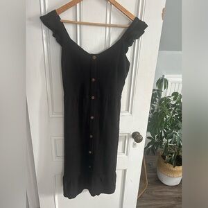 Linen Blend Monteau Summer Dress (XS)